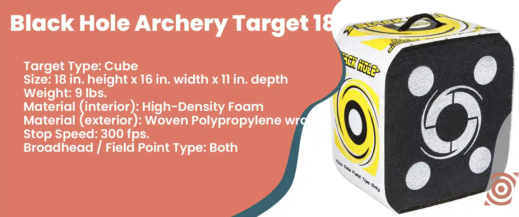 Black Hole Archery Target 18